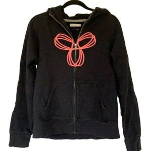 Aritzia TNA black pink hoodie.